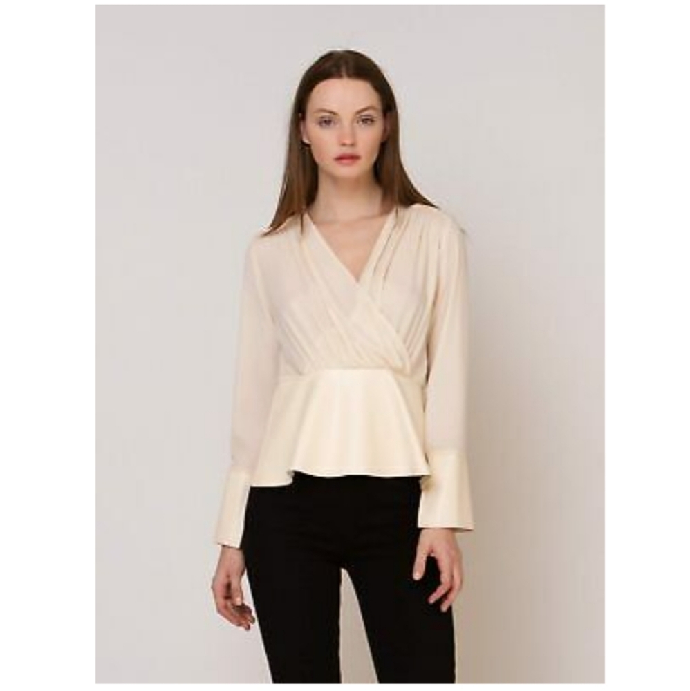 Gracia, Small, Beige blouse